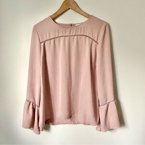 Erin Blair Bell Sleeve Bohemian Pink Blouse